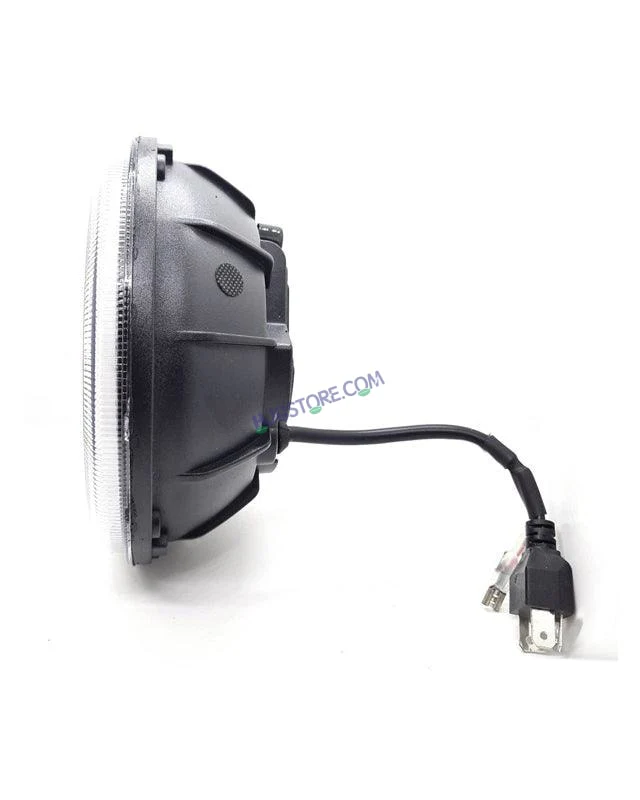 HJG 7 Inch Round Headlight Compatible with Royal Enfield, Jeep & Harley Davidson (Harley Minus Headlight) - Image 7