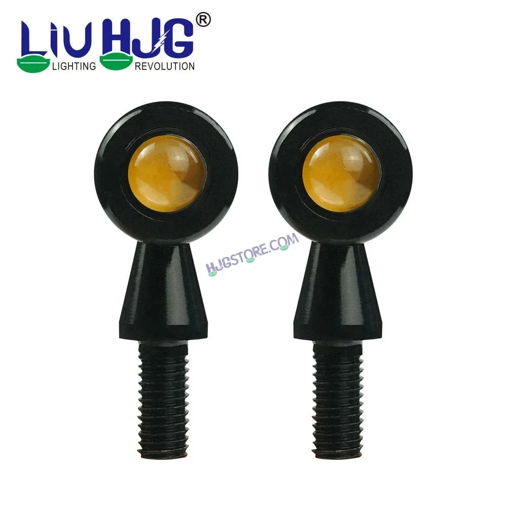 HJG Bullet Shape Turn Signal Lights Indicator Universal for All Bikes Models Turn Signal Lights Motorcycle, Pack of 2pc - Image 3